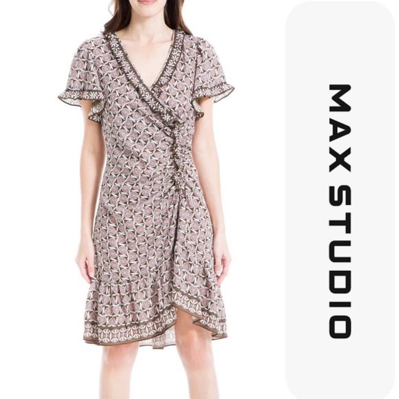 Great Description About Max Studio Flutter Sleeve Dress